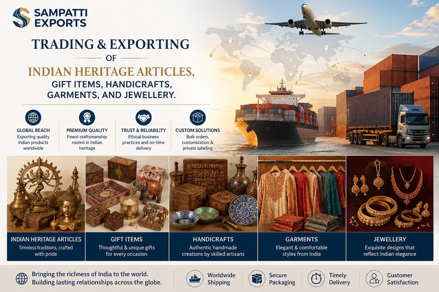 Sampatti Exports — trading & exporting Indian heritage articles